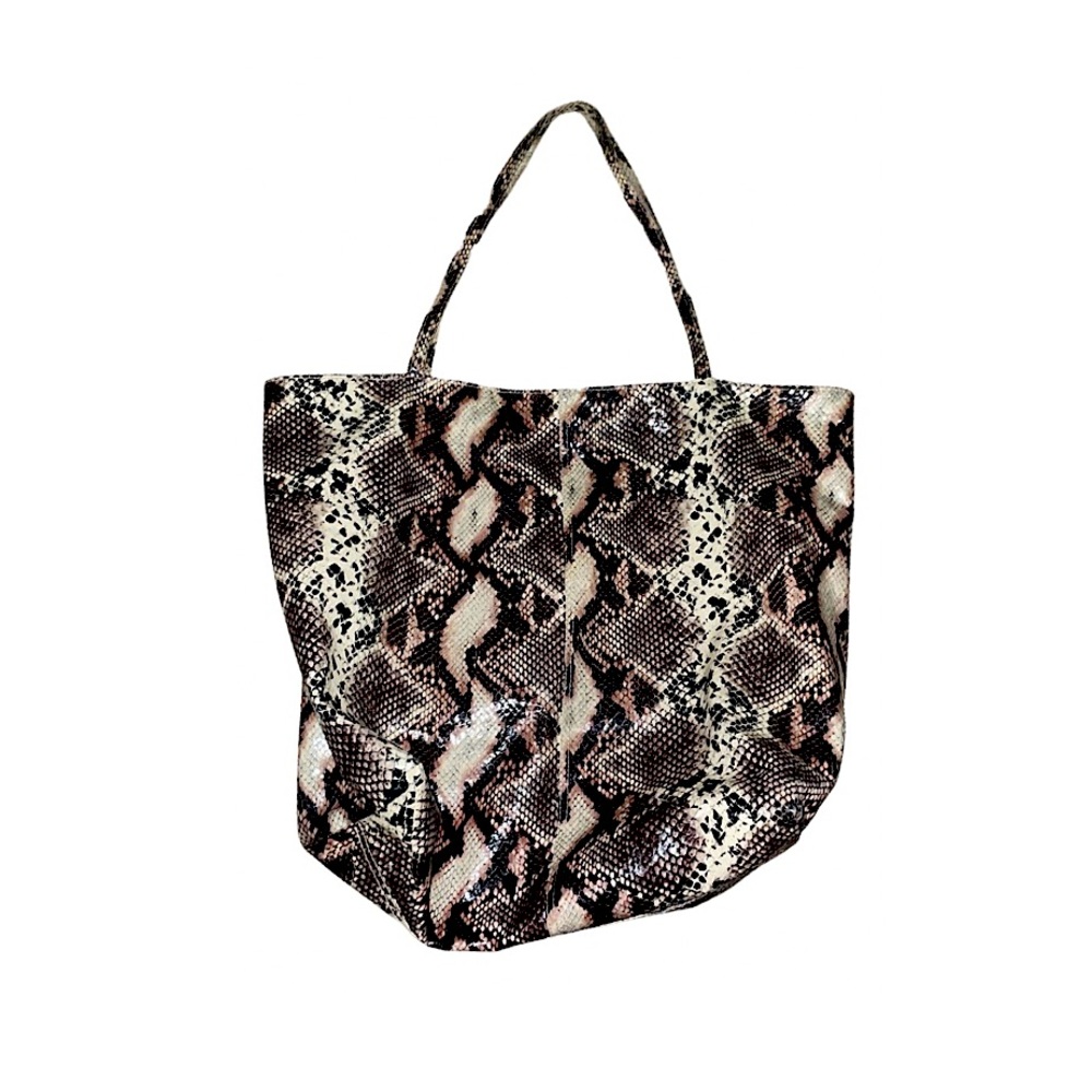 Large Python Print Tote - image 1
